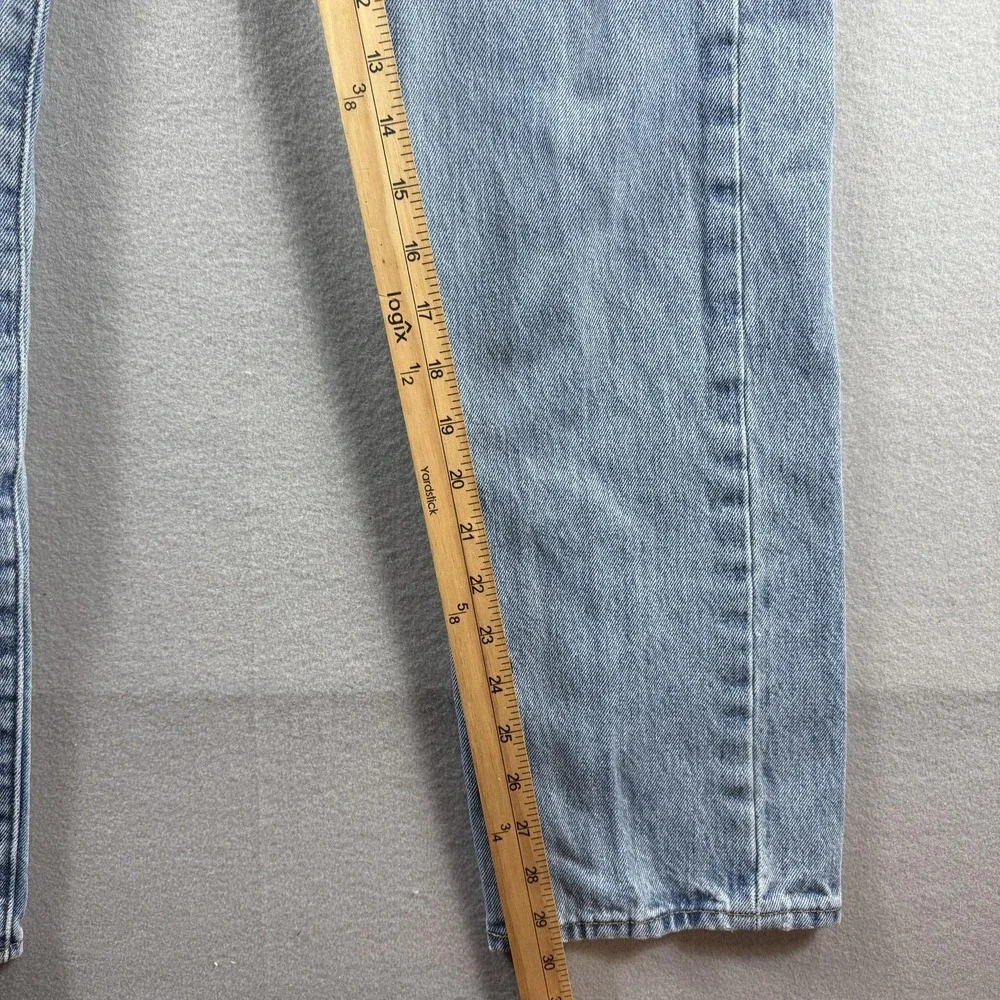 Levis 501 Jeans Mens 29x32 (Fit 29x30) Light Wash Straight Denim Button Fly